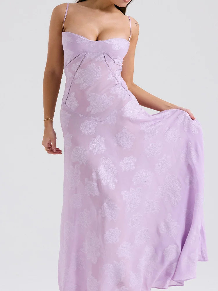 Solenne – Lace Midi Dress