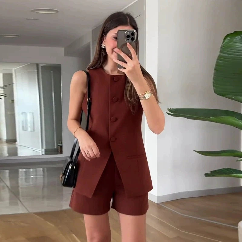 Maelis – High-Waist Summer Set