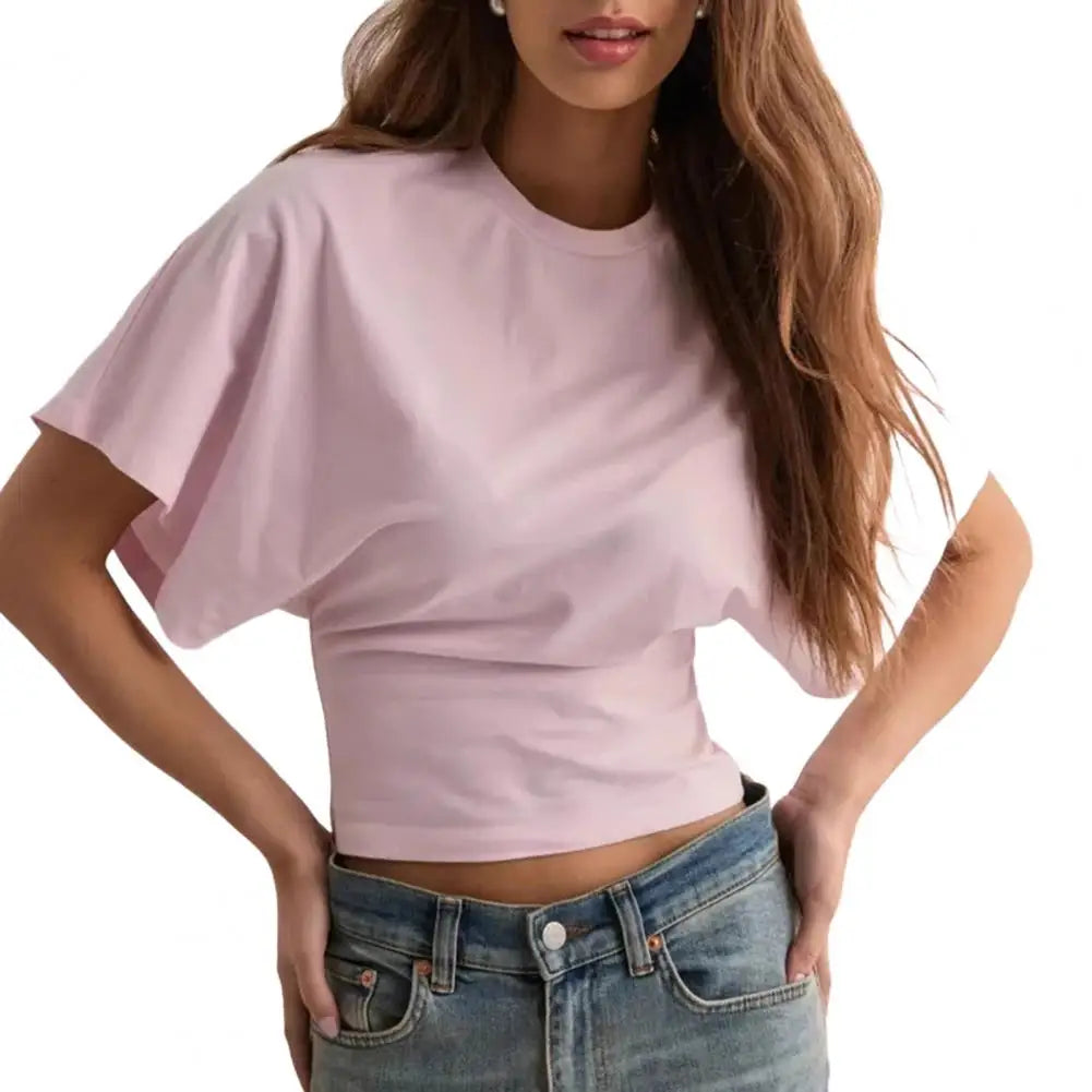 Naya – Solid Cropped T-Shirt