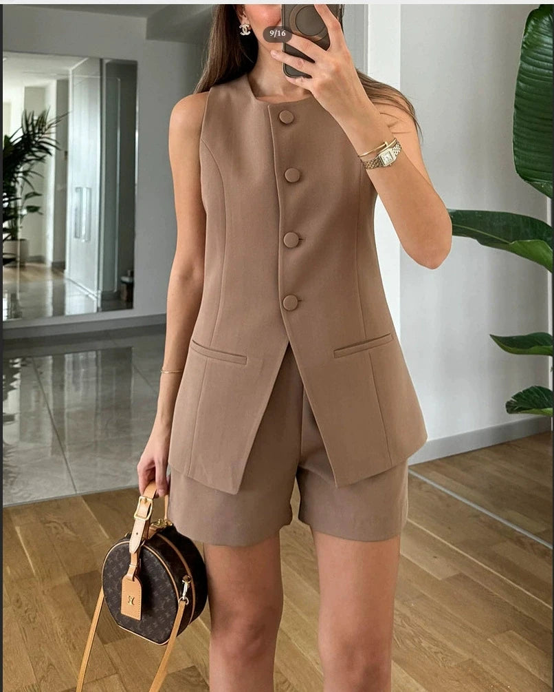 Maelis – High-Waist Summer Set