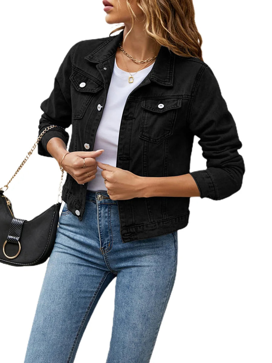 Rhéa – Classic Denim Jacket