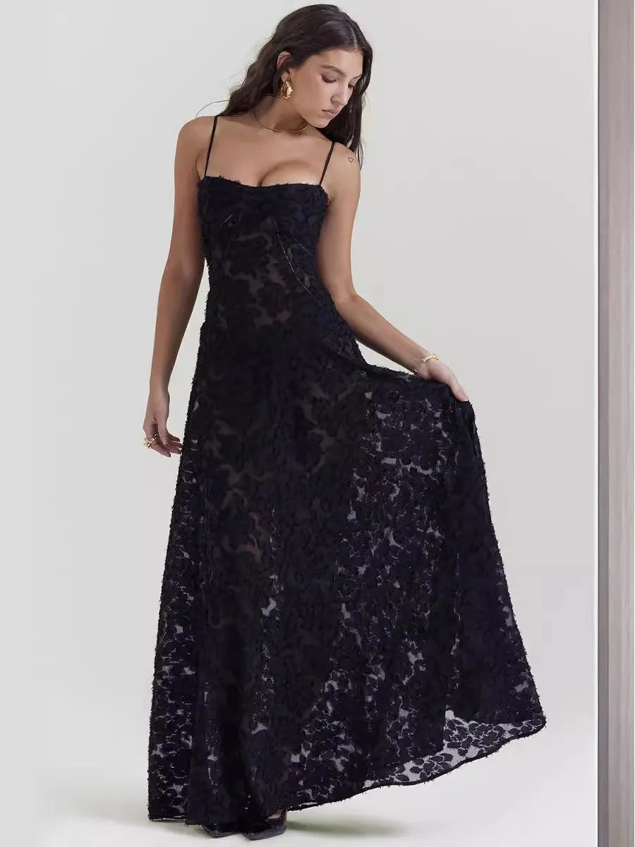 Solenne – Lace Midi Dress