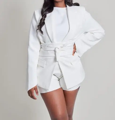 Vionne – Tailored Shorts Suit Set