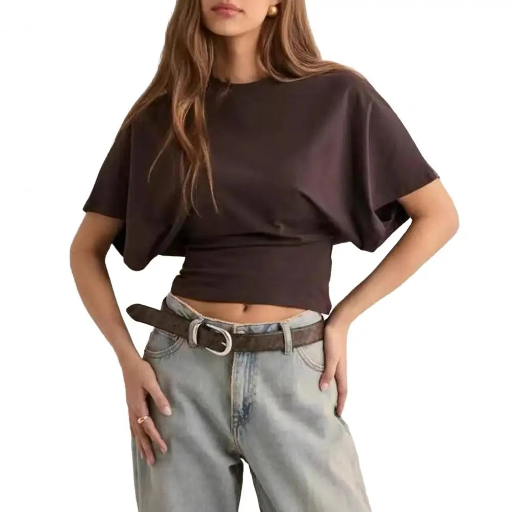 Naya – Solid Cropped T-Shirt