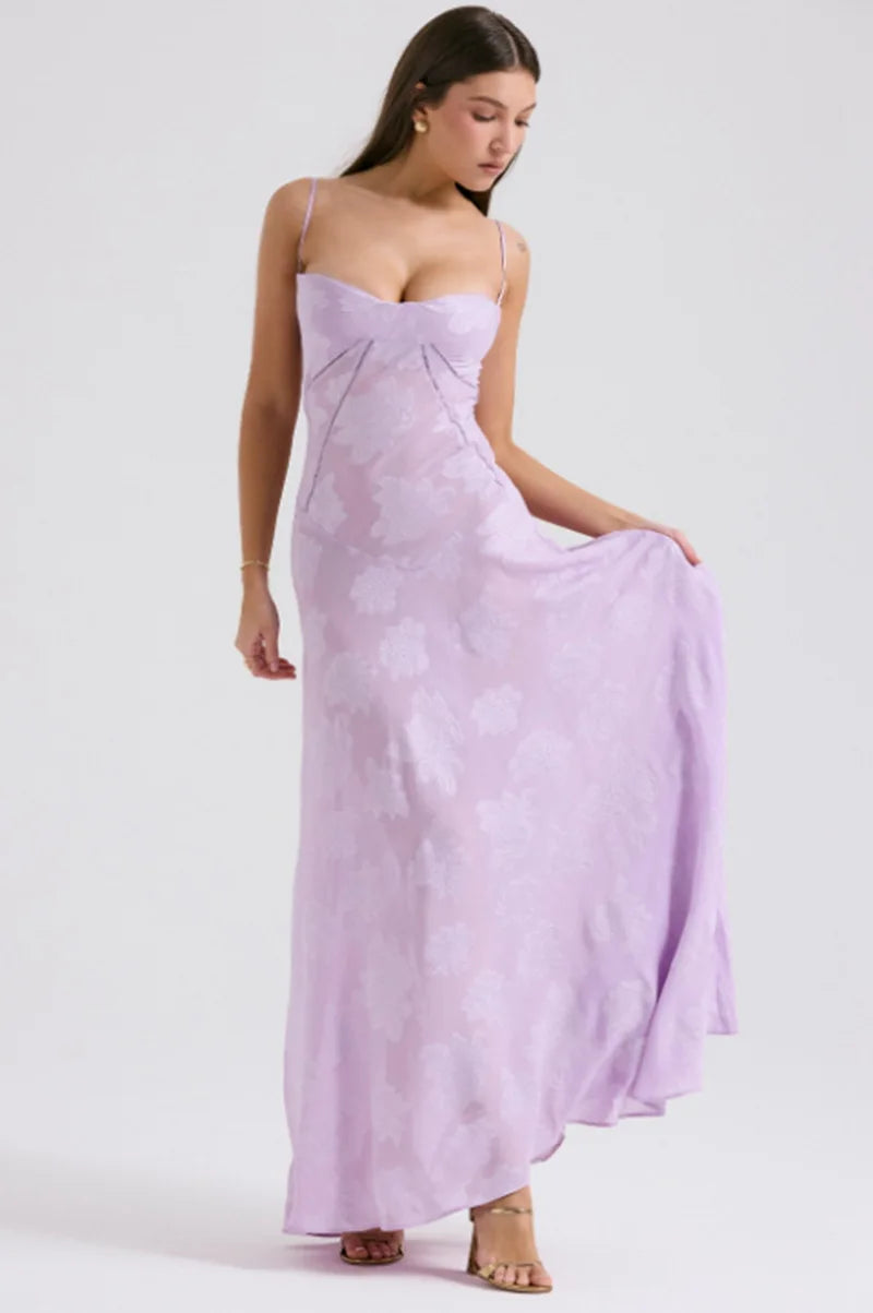 Solenne – Lace Midi Dress