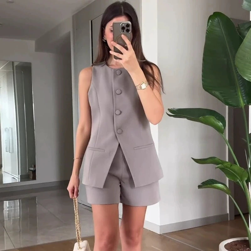 Maelis – High-Waist Summer Set