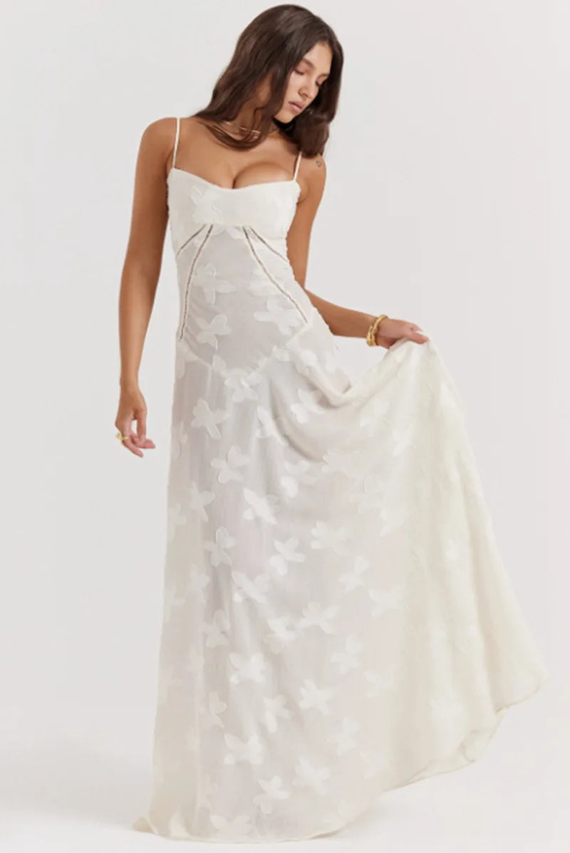 Solenne – Lace Midi Dress