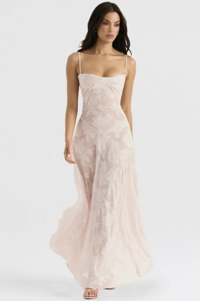 Solenne – Lace Midi Dress