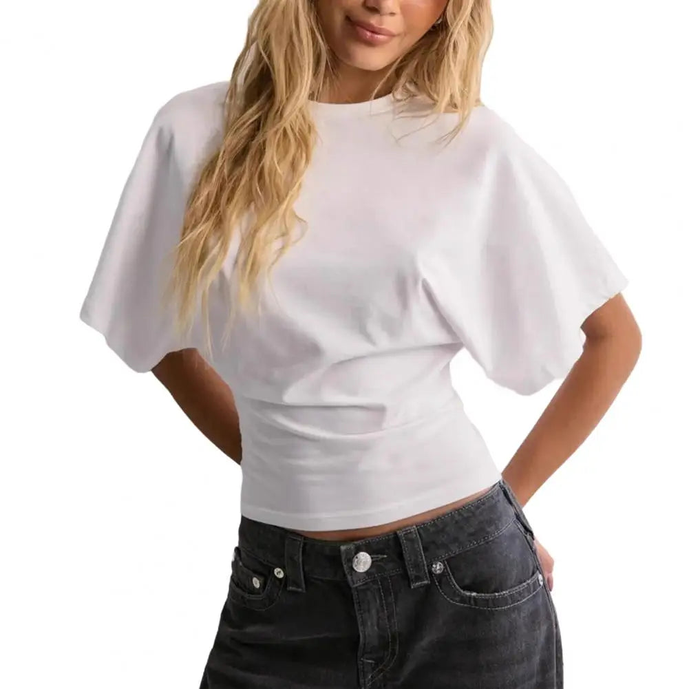 Naya – Solid Cropped T-Shirt