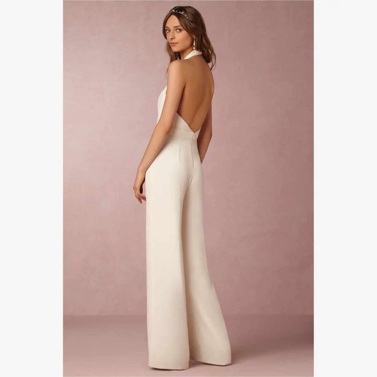 Marenne – Asymmetric Flared Jumpsuit