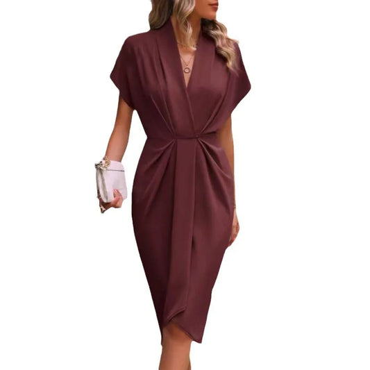 Elara – Color-Drop Knitted Midi Skirt